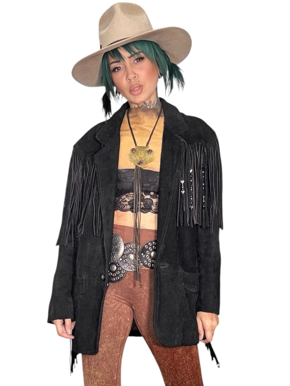 Vintage fringe jacket
